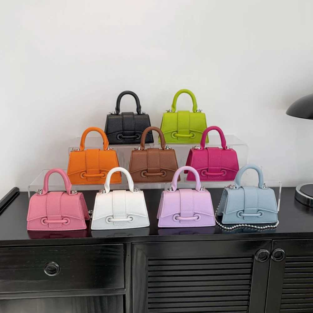 Women Mini Handbag Korean Style Chic Solid Texture Chain Crossbody Bag Ladies Summer High-Grade New Lipstick Commuter Bags W250527