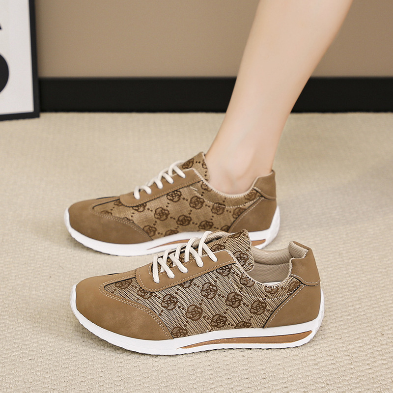 Free shipping designer Trendy, lightweight and fashionable women's shoes 2025 new soft-soled, simple, casual and versatile sports women's sh