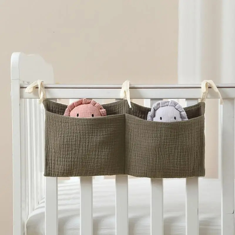 Portable Bag for Bedside Crib NappyStorage Baby Cot Bedding Hanging born Hospital Bed Accessories J60B 250517z