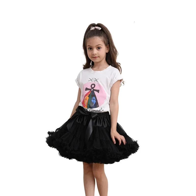 Lush Small Baby Girls Tutu Skirt for Kids Children Puffy Tulle Skirts Girl born Party Princess Clothes 115 Years 250527