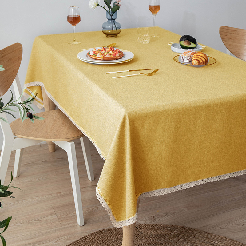 A660 cross-border tablecloth waterproof and oil-proof washable Nordic light luxury high-end desk tablecloth rectangular coffee table