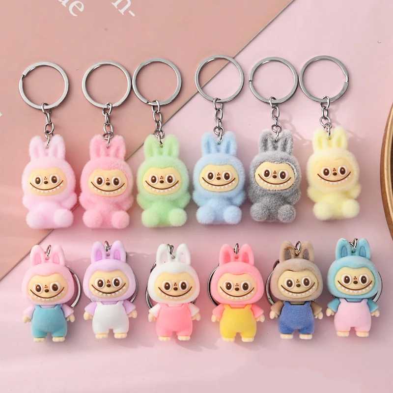Keychain LaBuBu Cartoon Phone Ornaments Keychain Diy Cute Bag Charms Car Keychain Backpack Pendant Decoration Gifts for Girls W250526
