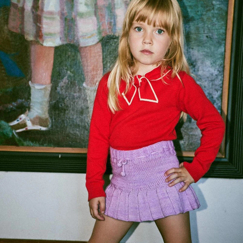 Girls Skirts MP Kids Knitted Shorts Cute Baby Outfit Tutu Skirt Faldas Kawaii Toddler Clothes Children Mini Skirt 250527