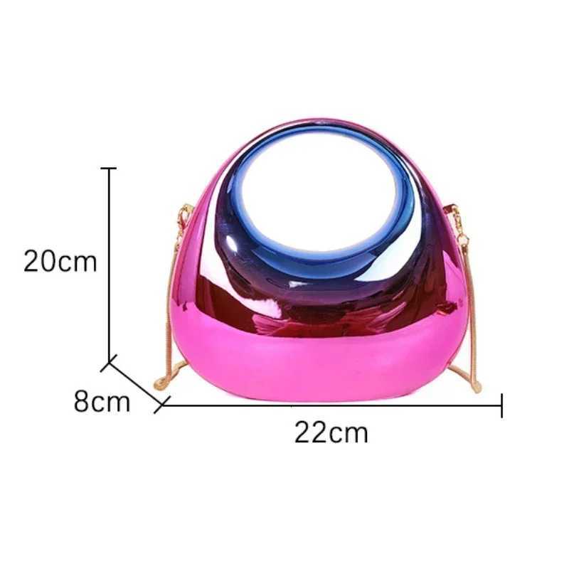 Luxury Designer Evening Clutch Clear Acrylic Women Handbags Fashion Shoulder Bag Half Moon Wedding Purses Party Tote Ladies W250527