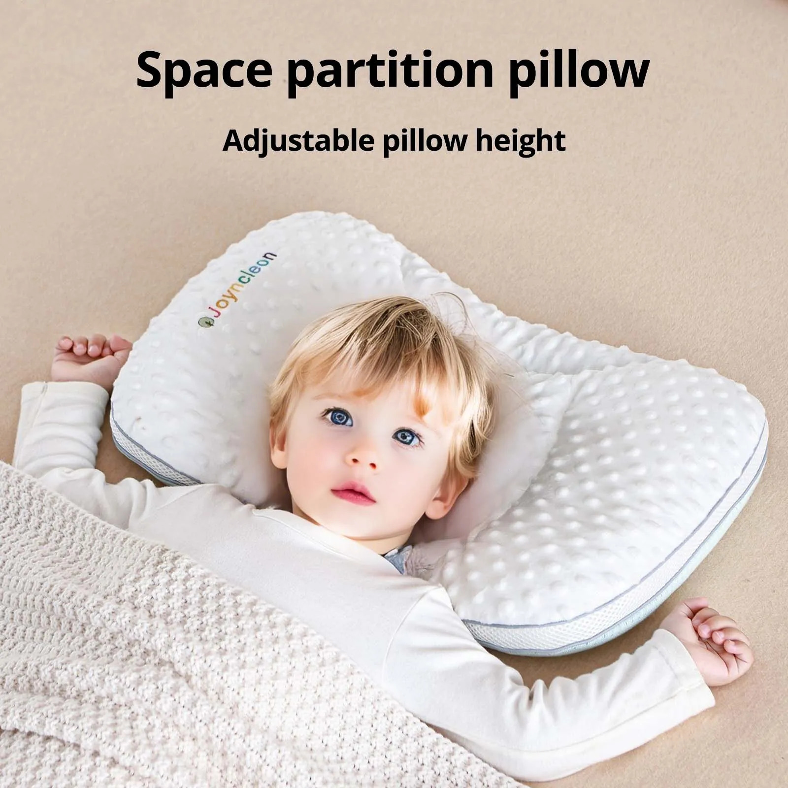 Joyncleon Reversible Baby Pillow 30x50 cm Premium Polyester and TPE Hose Fillings Great for Christmas Year Easter Gift 250527