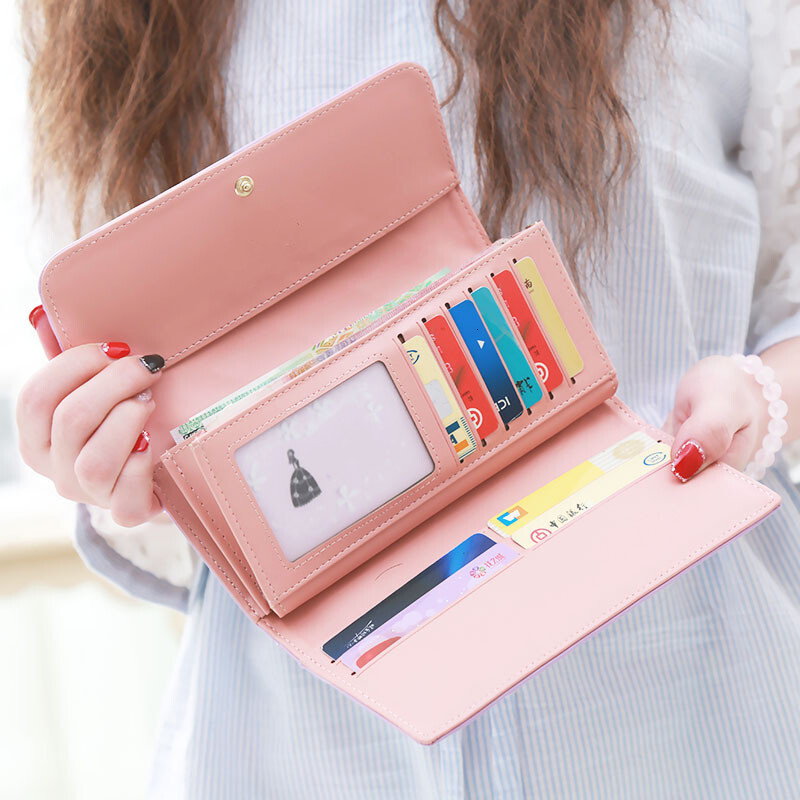 Free shipping designer wallet New Women's Long Multi-Functional Quilted Crown Embroidery 70% off Wallet for Women Large Capacity Phone Bag