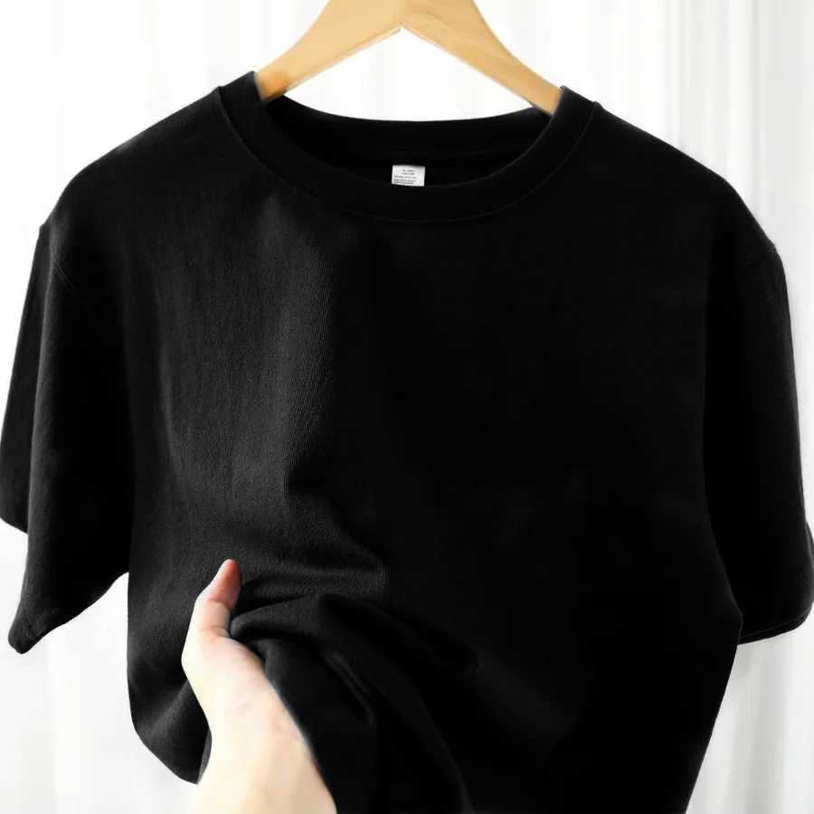100% Cotton T-shirt Men Women Solid Color O Neck Short-sleeved Tops Summer Korean Loose Half-sleeve T Shirt Unisex M-4XL Z250527