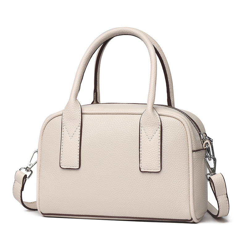 Free Shipping Designer Crossbody Bag Fashionable And Simple Genuine Leather Bag Womens High-end Feel Top Layer Cowhide Shoulder Bag Women's