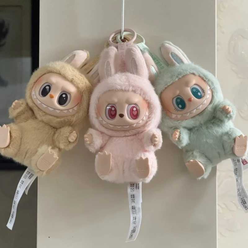 Genuine Labubu V2 Have A Seat Series 17cm The Monster Vinyl Pendant Doll Model Toy Cute Backpack Keychain Toys Birthday Gifts M250527