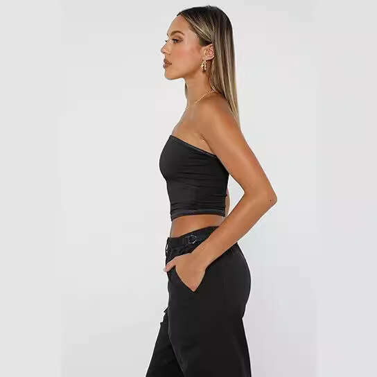Strapless Inner Pure Desire Sexy Top Summer Outer Wear Pullover Vest Slim Fit Women's Clothing