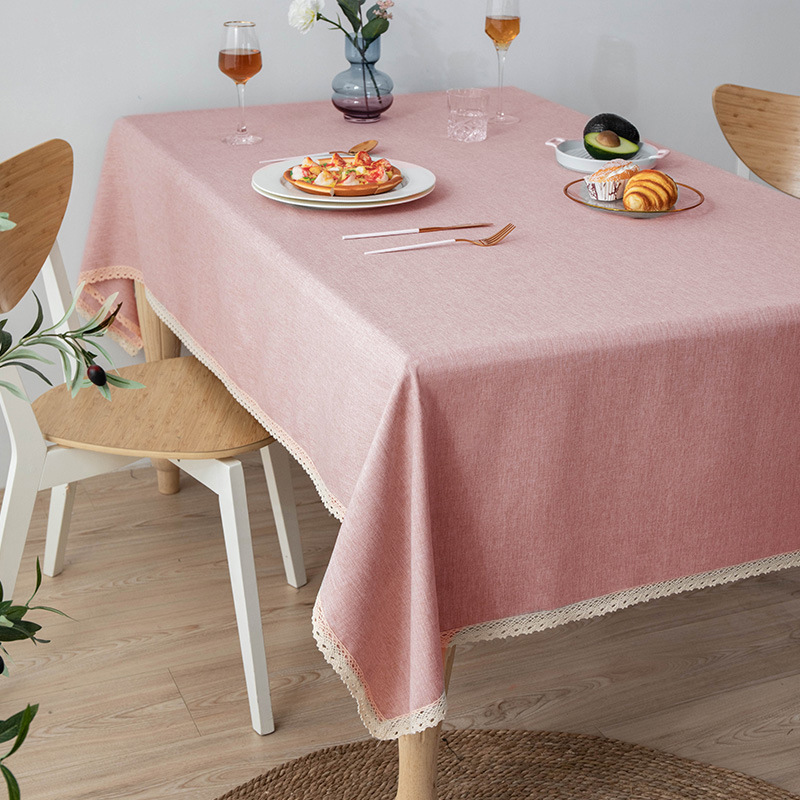 A661 cross-border tablecloth waterproof and oil-proof washable Nordic light luxury high-end desk tablecloth rectangular coffee table