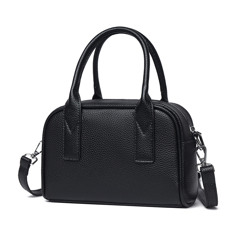 Free Shipping Designer Crossbody Bag Fashionable And Simple Genuine Leather Bag Womens High-end Feel Top Layer Cowhide Shoulder Bag Women's