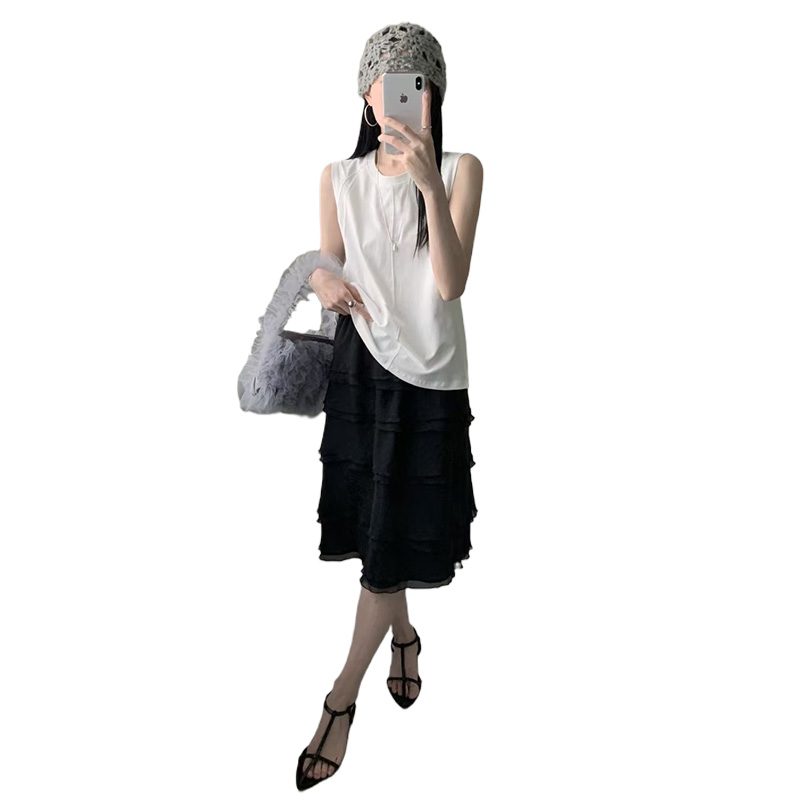 2025 New Fashion Casual Design Cake Dress 5418B