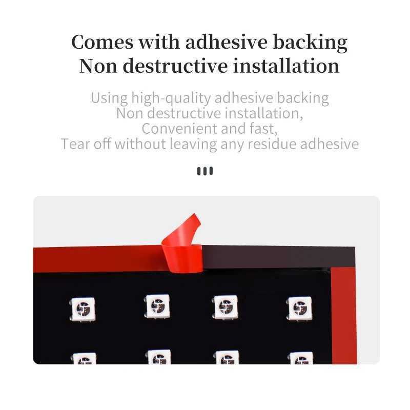 Truck Car Devil Eye LED Pixel Panel Light Remote Control Soft Foldable Lighting Scrolling For Board Windshield 12V 24VXJ250527