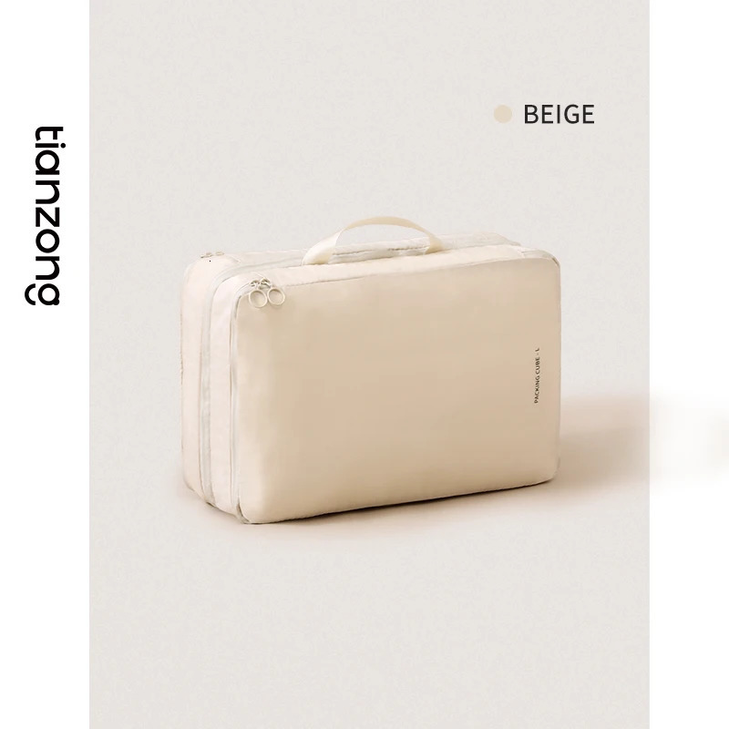 Travel Compression Packing Cubes Bag Portable Suitcase Clothes Organizers Waterproof Luggage Storage Cases Drawer Bags 250526