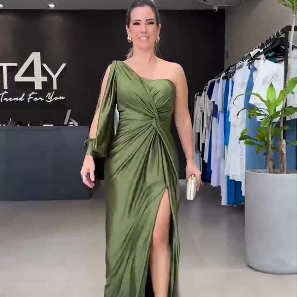 2025 Spring Fashion Evening Elegant Socialite Waist-Cinching Slim Fit Long Dress for Women