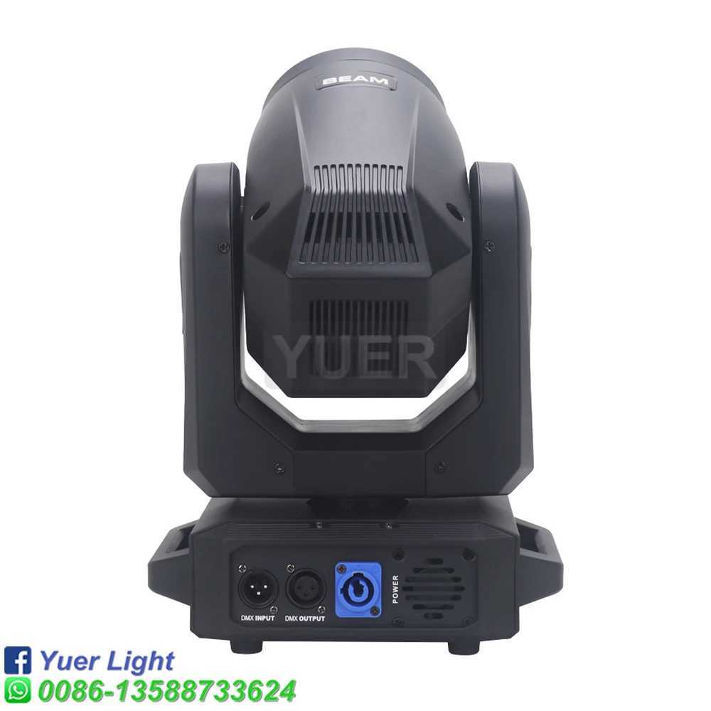 200W LED Moving Head Light With Ring Beam+Spot+18 Rotating Prisms+Rainbow 12 Gobo 8 Color Effect DJ DMX Stage Light Disco Bar XJ250527
