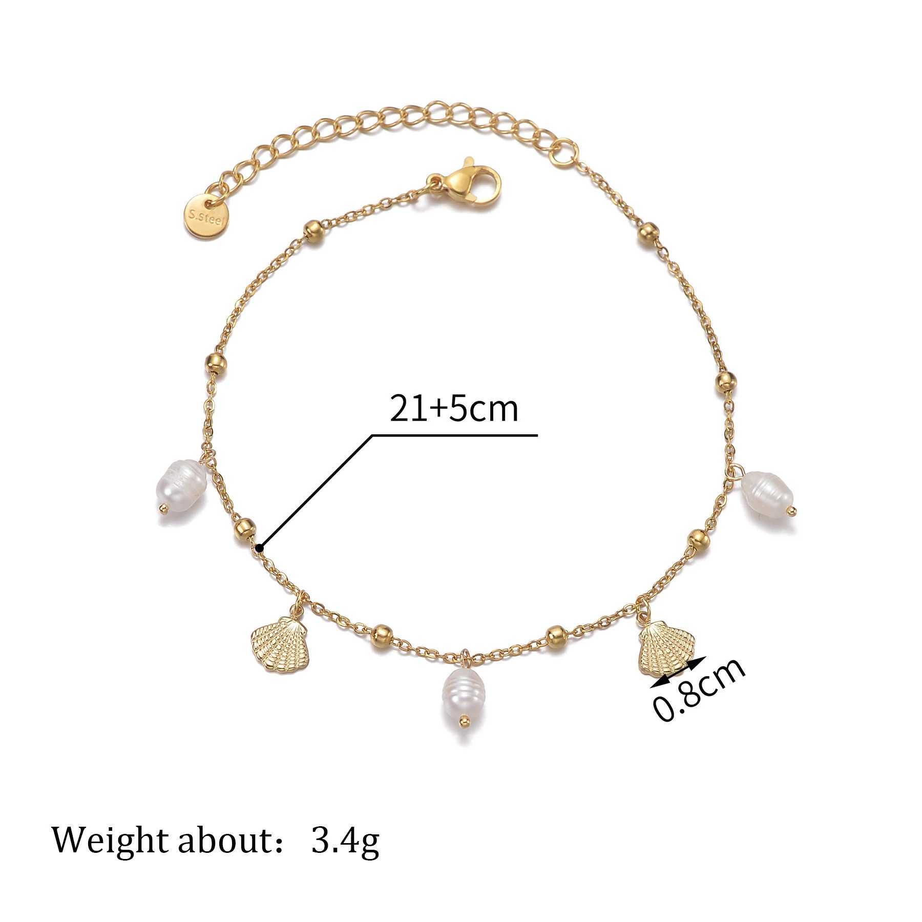 UZone Fashion Bead Pendant Ankle Chain Bracelet On Leg Foot Stainless Steel Adjustable Charm Feet Chain for Women Jewelry Gift W250526