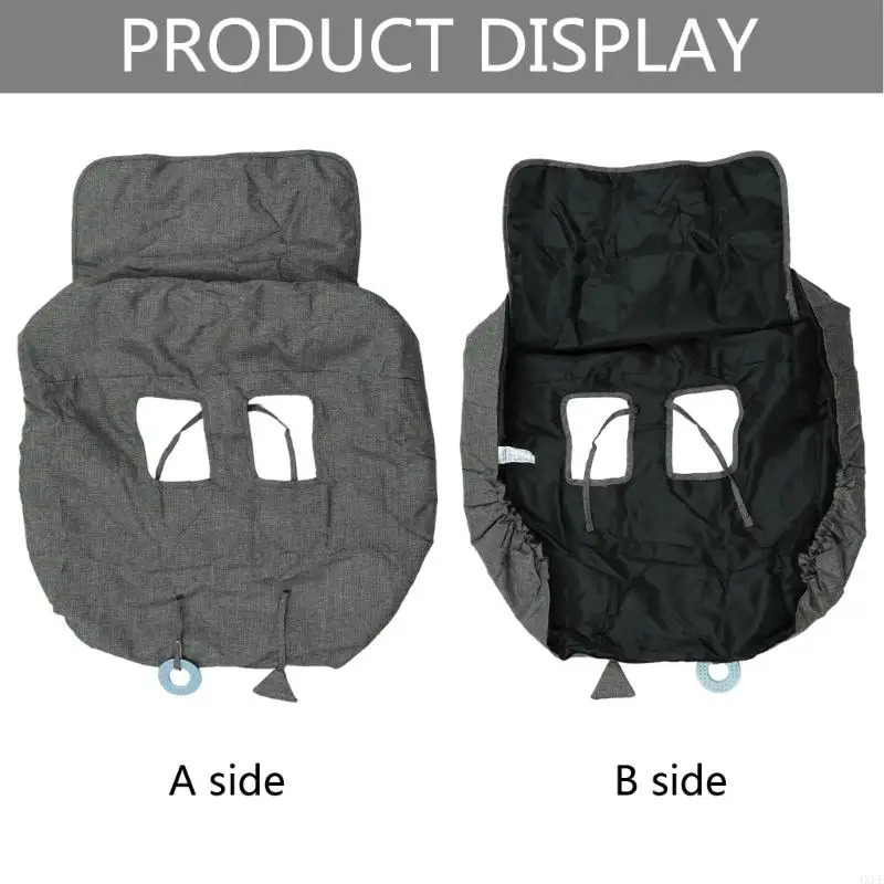 4XFE Upgrades Toddler Grocery Cart Cushions Baby Shopping Cover Secure Soft Car Liners Enhances Comfort Protections 250527