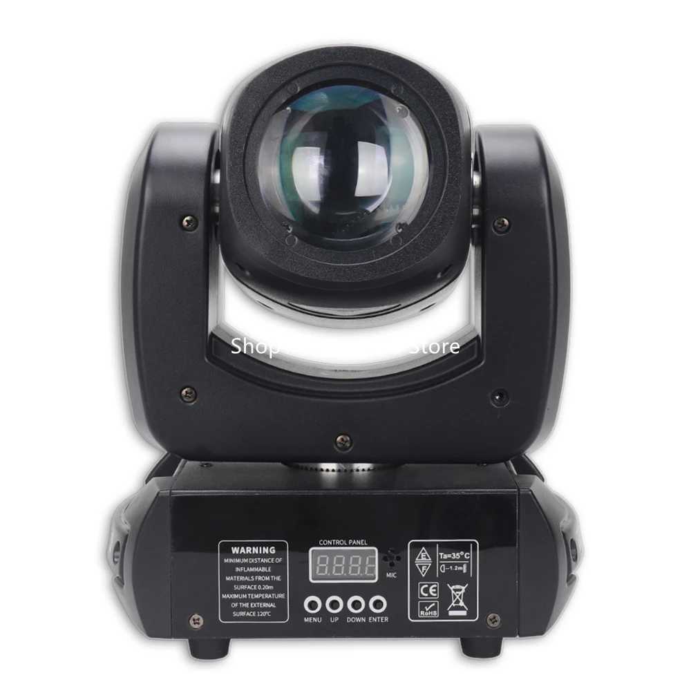 DJ Equipment 100W Gobo Spot Beam LED Moving Head Party Disco Stage Lights Sound DMX Control 18 Prisms For Club Stage XJ250527