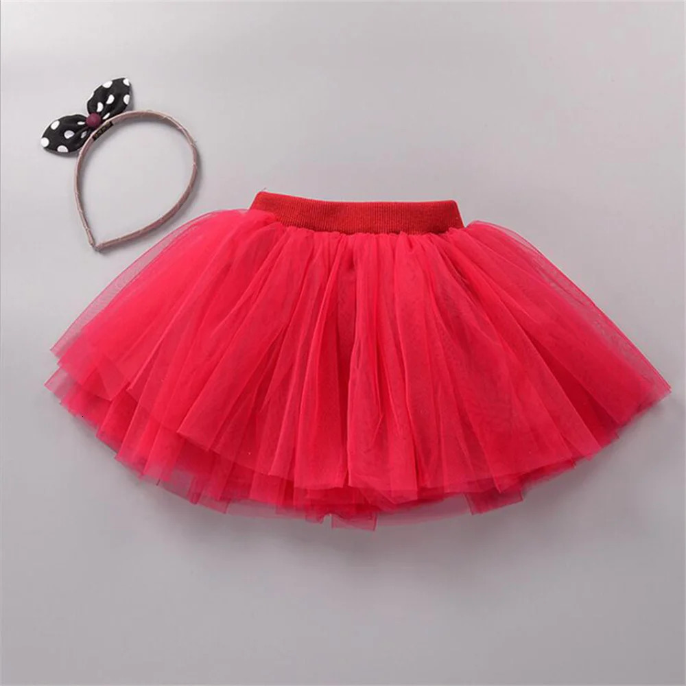 Baby Girls Tutu Fluffy Skirt Toddler Princess Ballet Dance Tulle Mesh Kids Cake Cute Clothes Pettiskirt 250527