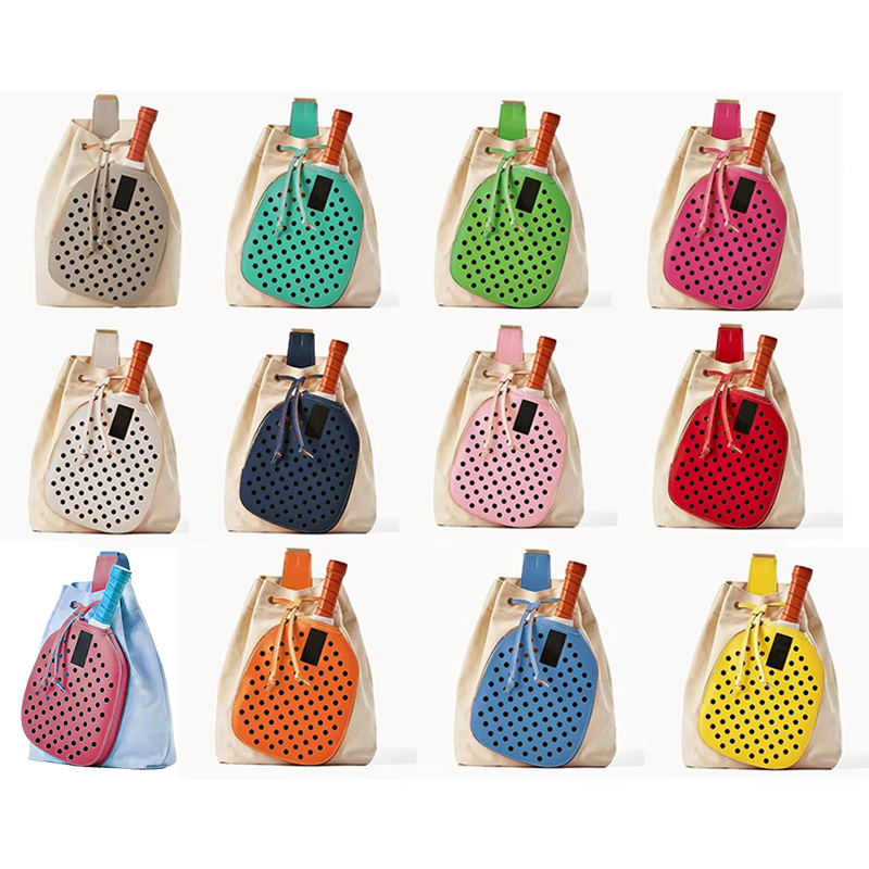 Sports Gear: Adjustable Multi-Pocket Tennis Racquet Set & Durable Canvas Tote