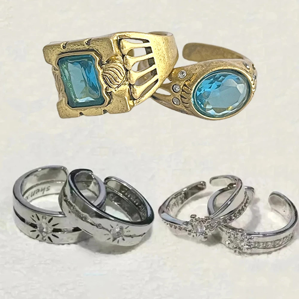 Game Love And Deepspace Ring Xavier Zayne Rafayel Cosplay Unisex Adjustable Opening Rings Jewelry Accessories Gifts 250519