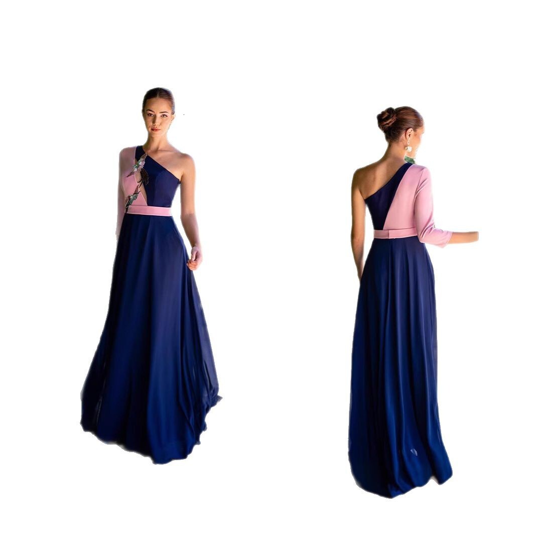 Evening dress womens high-end French dress elegant socialite light luxury dress formal dress dance party