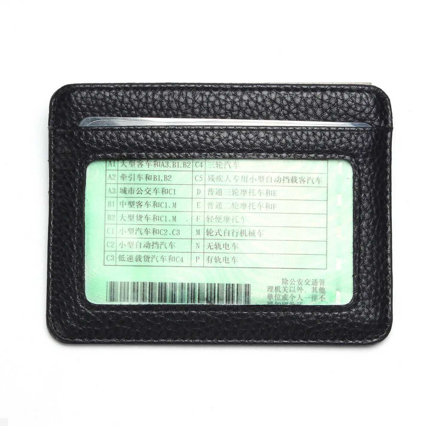 Ultra-thin Slim Double-sided PU Leather ID Card Holder Multi-color Bank Case Multi-slot Wallet Business Card Holder Z250527