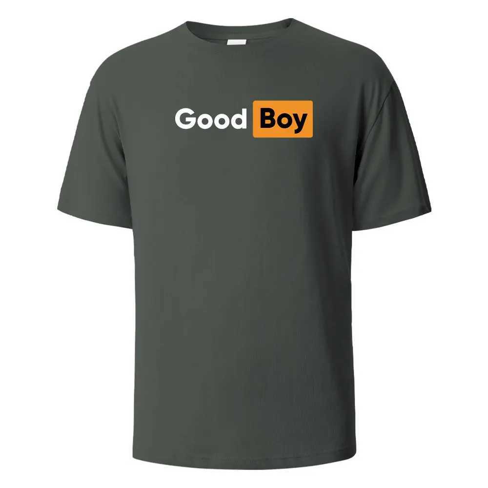 Good Boy Print T-Shirt Summer Tees For Men Women 100% Cotton O-neck Oversize Casual Short sleeve Tops Z250527