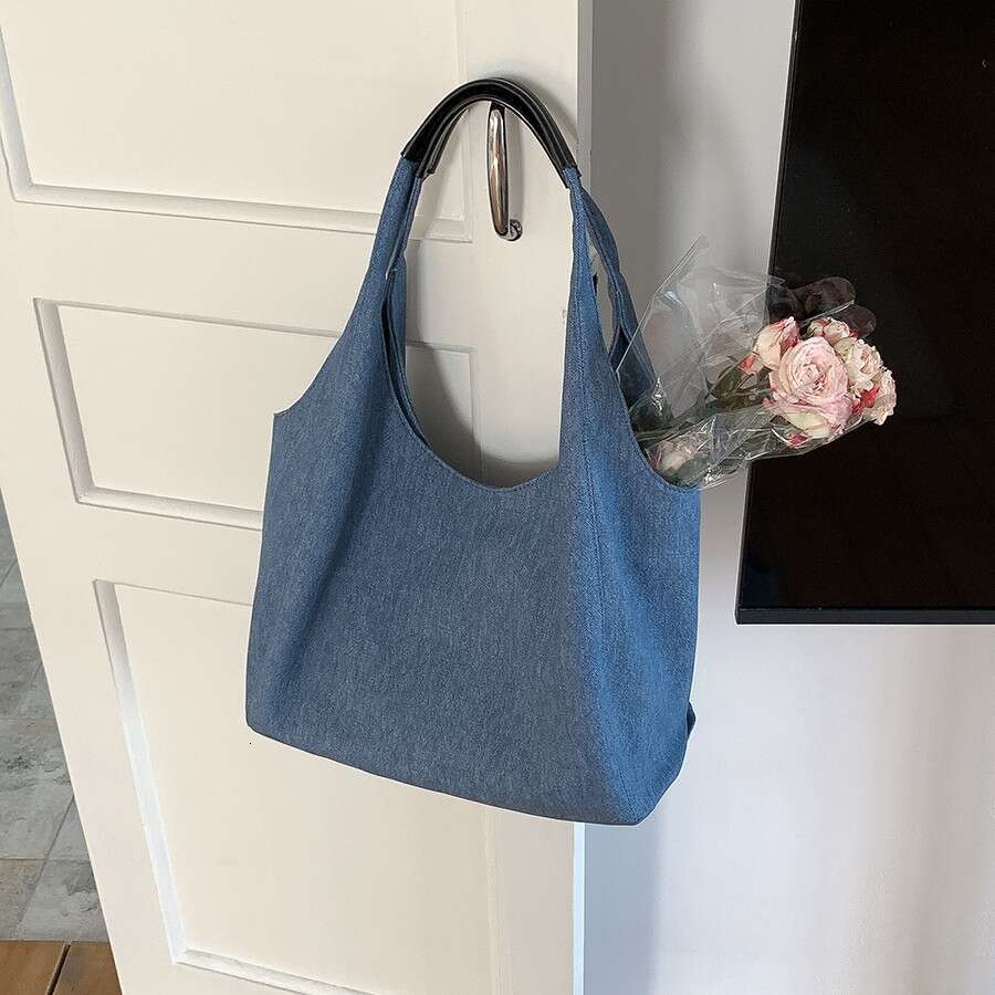 New Commuter Fashion Niche Korean Style Lazy Tote Large Capacity Women's Casual Handbag Shoulder Bag for Women