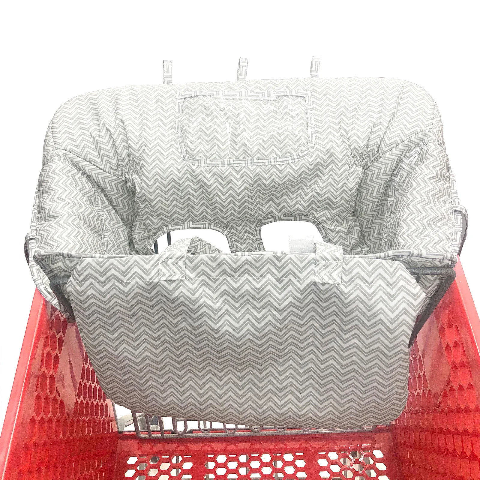 Multifunctional 2in1 Baby Shopping Cart Cover Children Highchair with Thickened Soft Cushion Transparent Phone Holder 250527