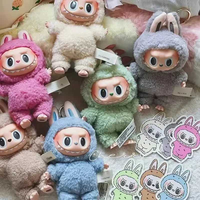 High Quality Anime Figure Labubu the monsters blind box Vinyl Pendant Doll Model Toy Cute Monster surprise box Keychain Gift M250527