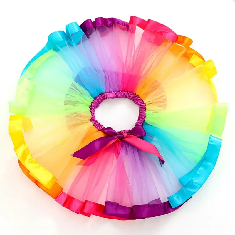Fashion Tutu Girl Skirt Mini Casual Faldas Childrens Clothing Halloween Princess Costumes Girls Saia Summer Mesh Kids Skirts 250527