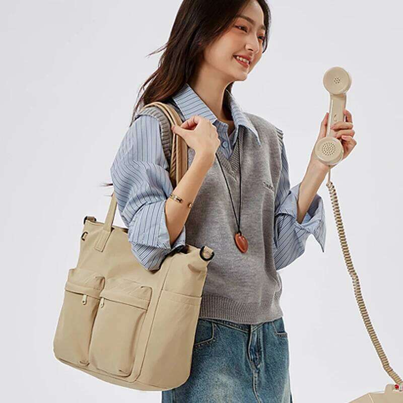 I Shoulder For Women 2025 New Fashion Crossbody Wear-Resistant Waterproof Nylon Female Handbags Ladies Messenger Bag