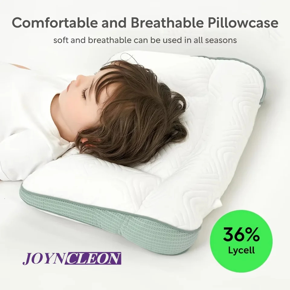 JOYNCLEON Soft baby pillow Comfortable velvet born Baby sleep Pillowcaseheadrest Breathable Moms Love 250527
