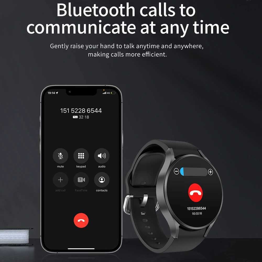 New For Galaxy Watch 6 Classic Smartwatch Men AMOLED HD Sn Voice Assistant ethoth Call NFC Smart Watch for WomenXJ250513
