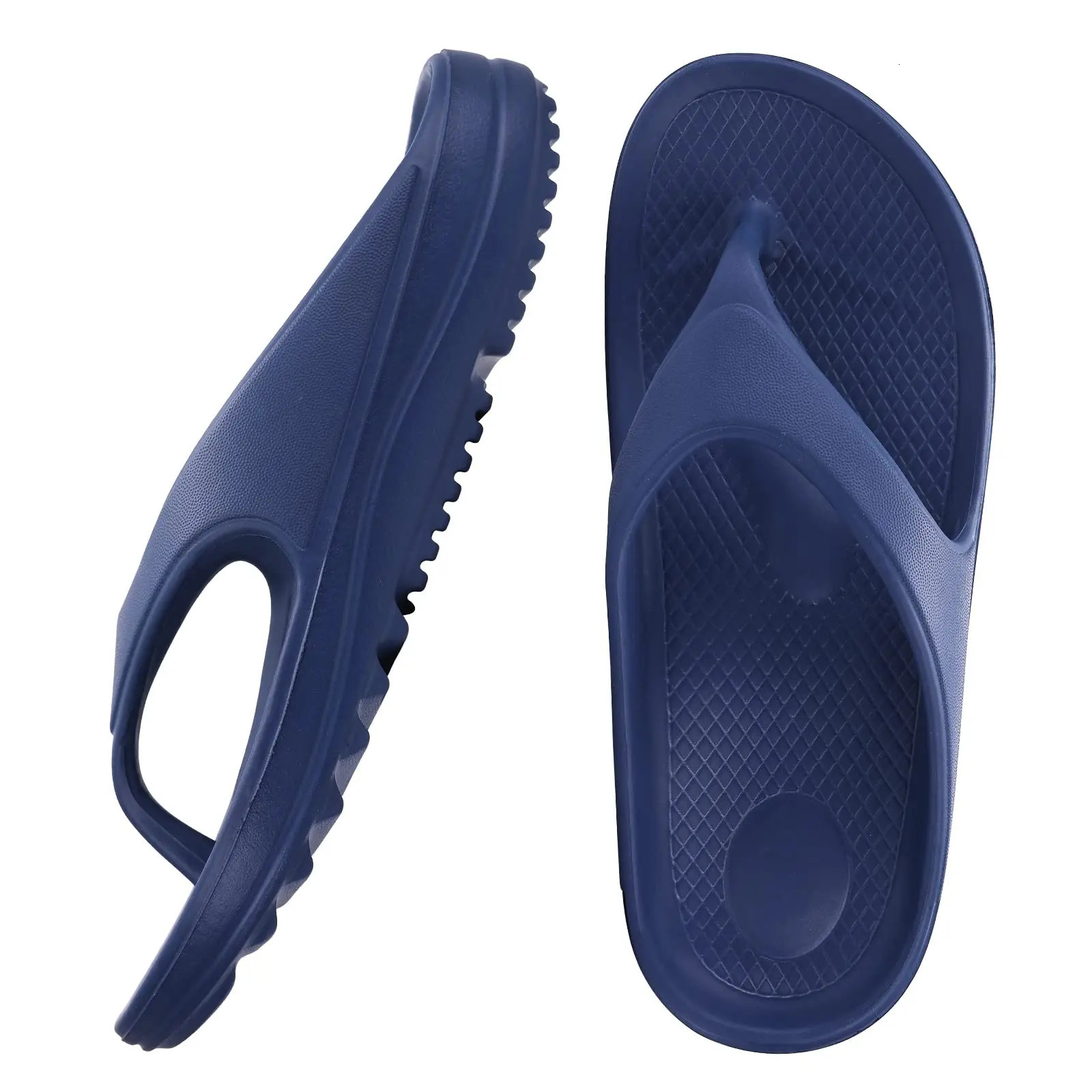 Shevalues Mens Orthopedic Sandals Fashion Couples Beach Flip Flop Summer Outdoor Soft Sandals With Arch Support Bathroom Slides 250526