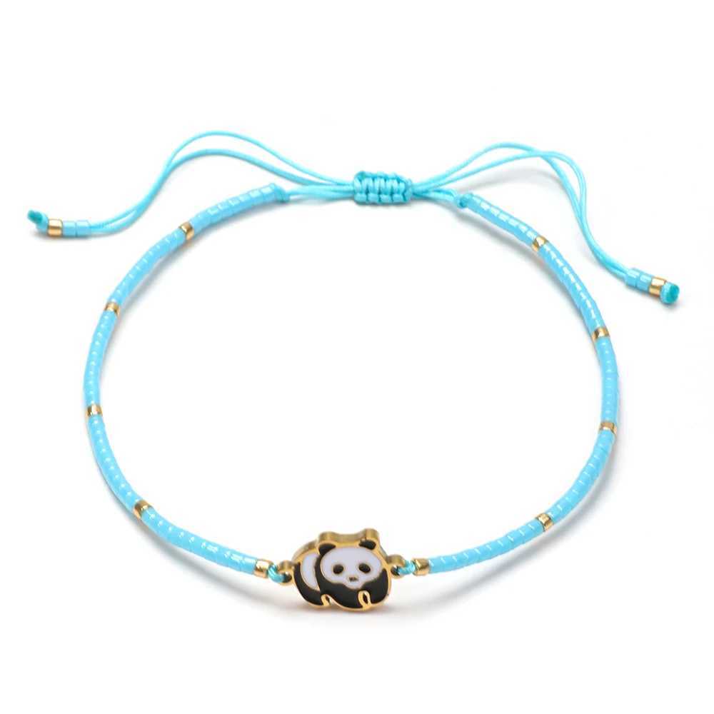 ZMZY New Animal Bracelet Small Cute Panda Charm Bracelets for Women Jewelry Birthday Gift DIY Lover Gifts W250526