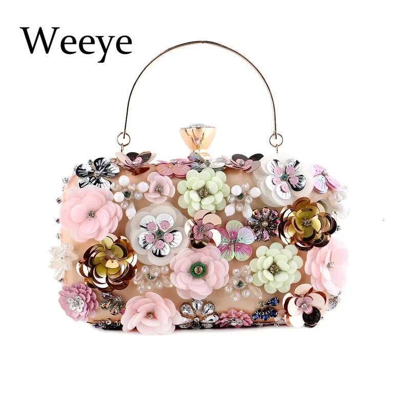 Designer Bag Dinner Flower Design Luxurious Elegantly Europe America Bride Evening Bags Ladies Handbags