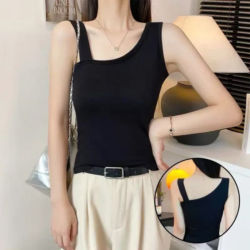 HM380 Off-shoulder Camisole for Women Summer Underwear Beautiful Back Design Slim Fit Bottom Sleeveless