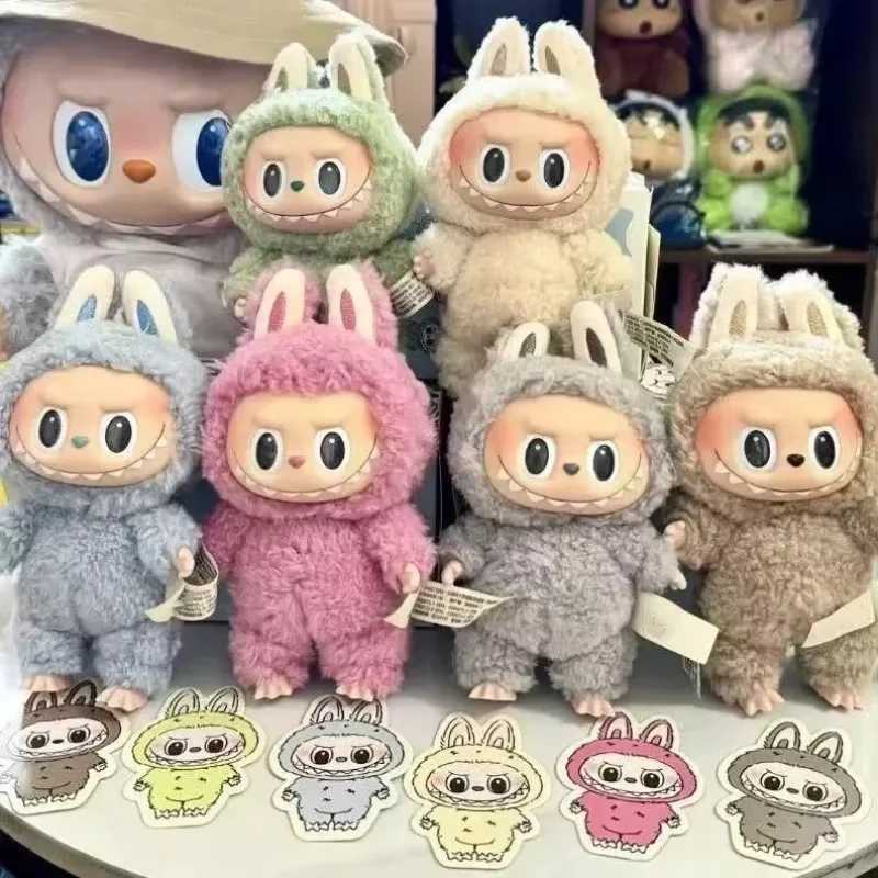 Anime Figure Labubu Blind Box Have A Seat Series PVC Pendant Kawaii Doll Model Toy Purple Monster Keychain Kids Birthday Gifts W250526