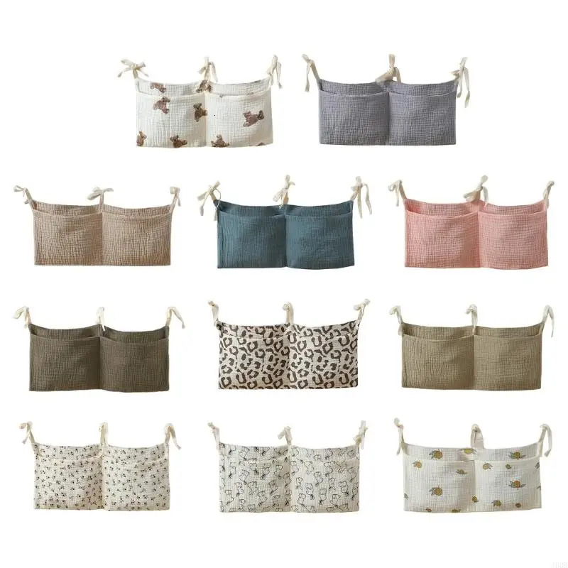 Portable Bag for Bedside Crib NappyStorage Baby Cot Bedding Hanging born Hospital Bed Accessories J60B 250517z