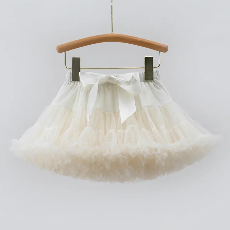 Childrens Skirt Baby Girls Tutu Fluffy Children Ballet Kids Pettiskirt Girl Skirts Princess Tulle Party Dance 250527