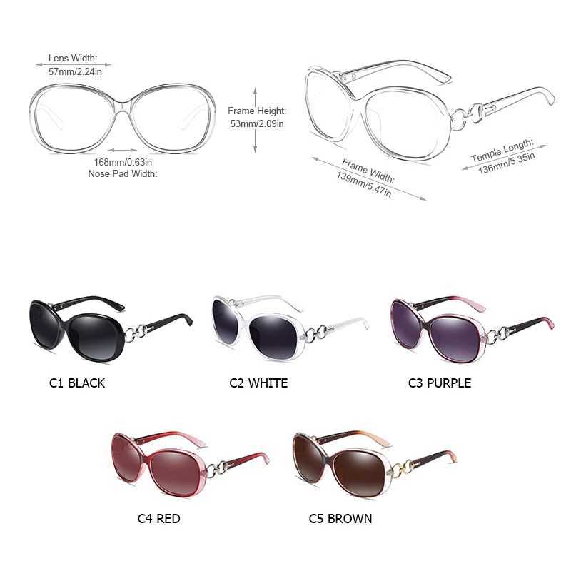 Luxruy Big Oval Polarized Sunglasses Women Classic Oversized Female Sun Glasses Fashion Driving Travelling Shades UV400 Z250527