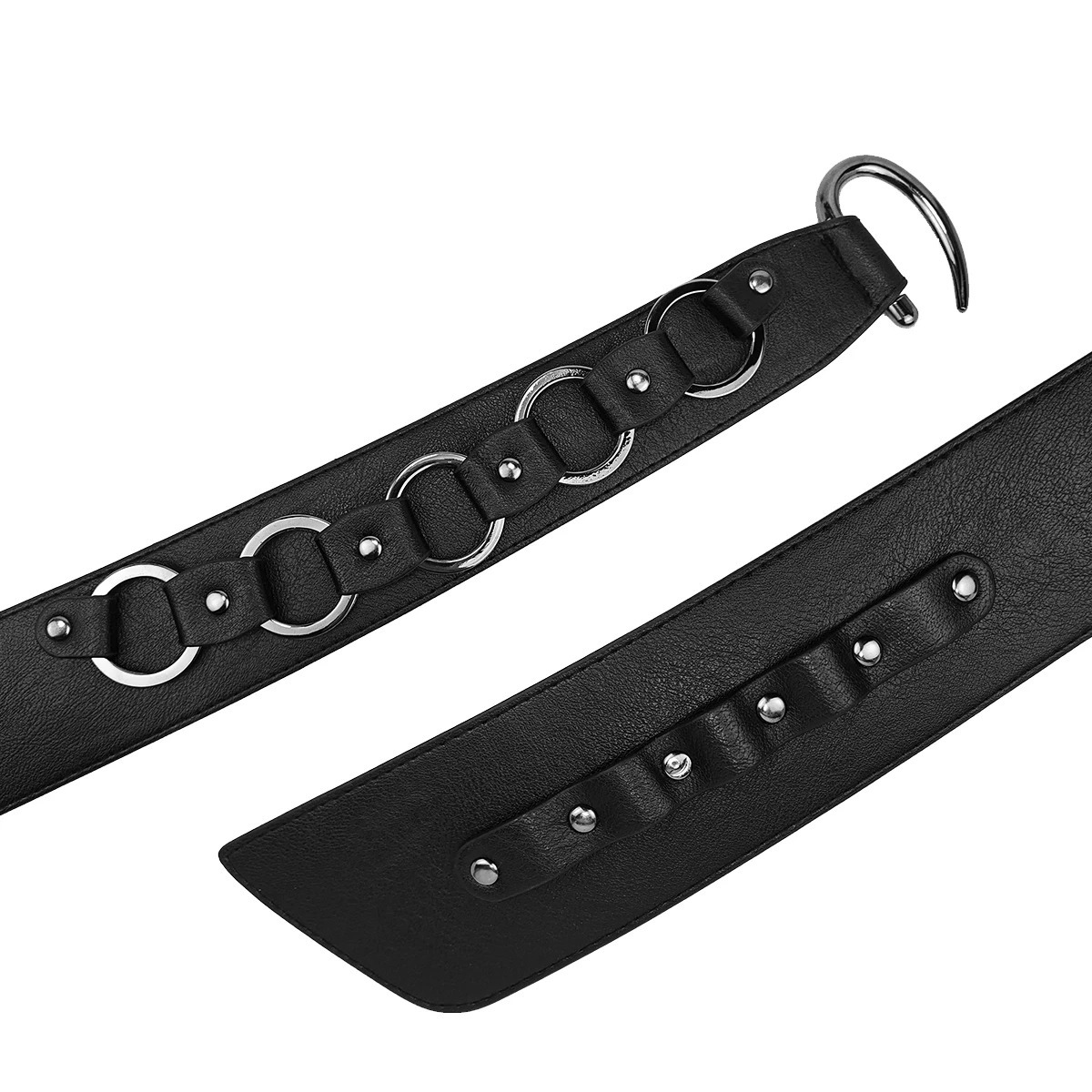 style street fashion punk belt for women half skirt outerwear decorative cinch belt 250520