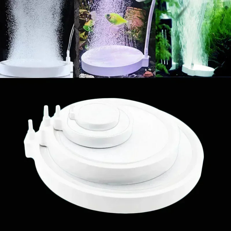 35/50/80/100mm Fish Tank Aquarium Nano Air Stone Oxygen Aerator Air Bubble Pond Pump Hydroponic Oxygen Supply Accessories 250523