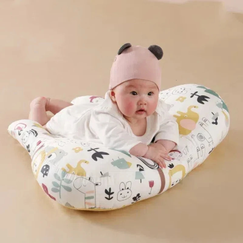Anti Vomiting Pillow Prone Sleeping Head Up Doublesided Shaped Breathable Cool and Soothing 250527
