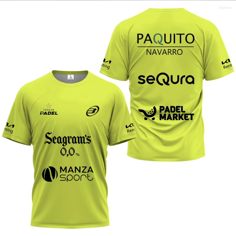 Men's T Shirts Summer Sports Short Sleeve Breathable Padel Top T-shirt Cool Sweat Absorption