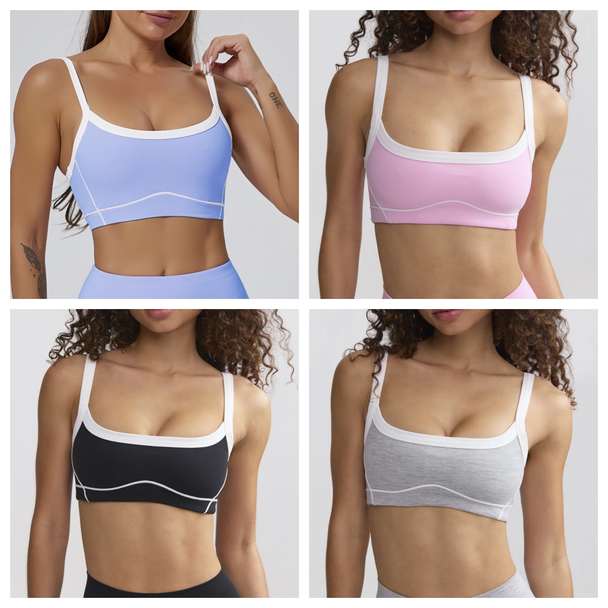 Sports bra yoga outfits women gym elastic skinny quick dry suspenders waistcoat outdoor athletic running backless moisture wicking workout clothes siz